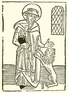 St. Jerome and His Lion by English School
