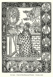 St. Louis, From the Opus Regale of Vivaldus, Sa uzzo by English School
