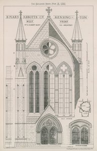 St Mary Abbots Church, Kensington by English School
