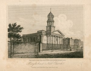 St Marylebone Church, London by English School