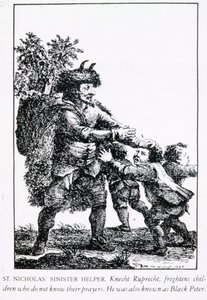 St. Nicholas Sinister Helper: Knecht Ruprecht, 1784 by English School
