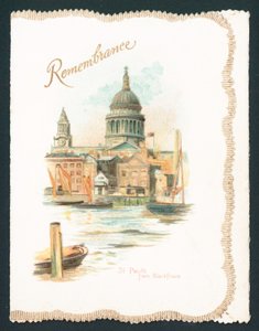 St Pauls from Blackfriars - Rememberance by English School