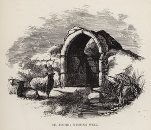 St Roche, Wishing Well (engraving) by English School