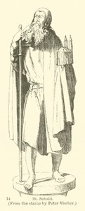 St. Sebald, from the Statue by Peter Vischer by English School