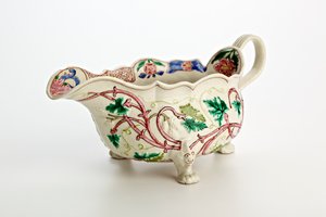 Staffordshire sauce boat, c.1760 by English School
