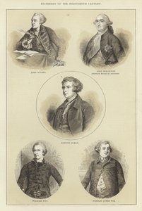 Statesmen of the Eighteenth Century by English School