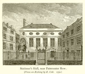 Stationers Hall, near Paternoster Row