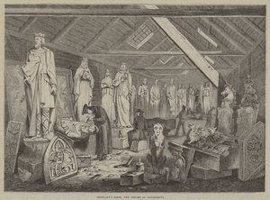 Statuary Room, New Houses of Parliament by English School