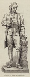 Statue of Dr Priestley at Birmingham by English School