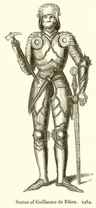 Statue of Guillaume de Bibra. 1484