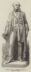 Statue of Mr J Ramsden, Mayor of Barrow-in-Furness by English School