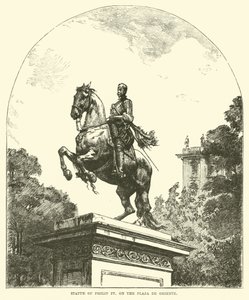 Statue of Philip IV, on the Plaza de Oriente