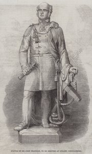 Statue of Sir John Franklin, to be erected at Spilsby, Lincolnshire