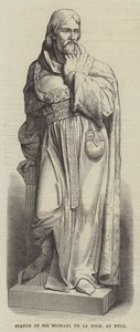 Statue of Sir Michael de la Pole, at Hull by English School