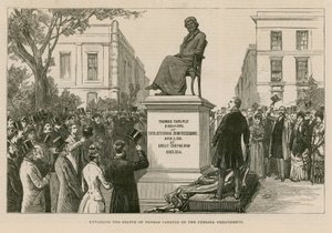 Statue of Thomas Carlyle by English School