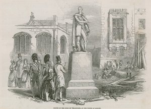 Statue of the Duke of Wellington at the Tower of London