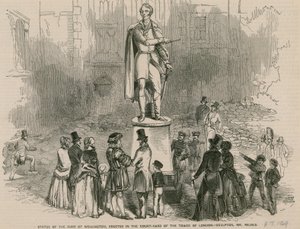 Statue of the Duke of Wellington, erected in the courtyard of the Tower of London