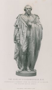 Statue of the Earl of Beaconsfield by English School