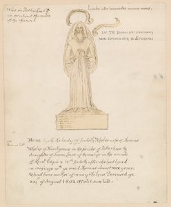 Statue, Tomb of Judeth Wheler Who Died 21 August 1602 by English School
