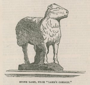 Stone Lamb from Lambs Conduit by English School