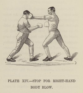 Stop for right-hand body blow by English School