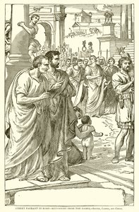 Street Pageant in Rome (Returning from the Games, Brutus, Cassius, and Caesar)