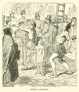 Street Acrobats by English School