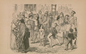 Street entertainers by English School