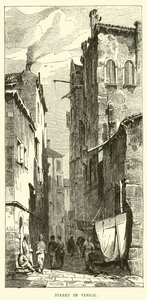 Street in Venice by English School