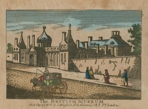 Street Scene and the British Museum by English School