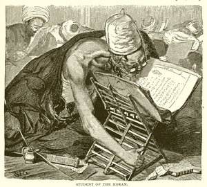 Student of the Koran by English School
