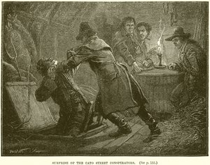 Surprise of the Cato Street Conspirators by English School