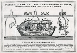 Suspension railway, Royal Panarmonion Gardens by English School