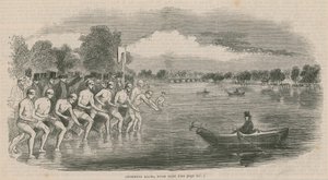 Swimming Races, Hyde Park, London by English School