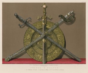 Swords and Salver by English School