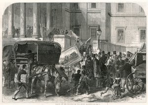 Taking in the Pictures at the Royal Academy by English School