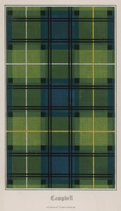 Tartan of Clan Campbell by English School