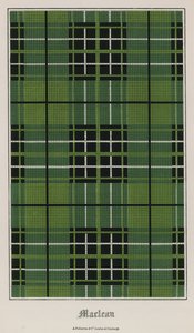 Tartan of Clan Maclean by English School