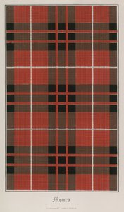 Tartan of Clan Munro by English School