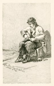 Taylor, a Blind Shoemaker by English School