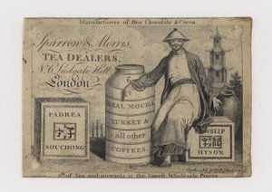 Sparrow & Morris Tea Dealers, trade card
