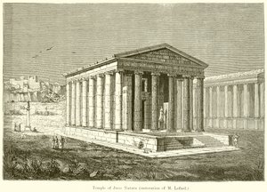 Temple of Juno Matuta by English School