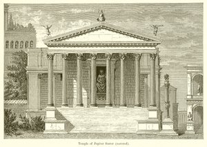 Temple of Jupiter Stator (Restored) by English School