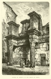 Temple of Minerva in the Forum of Nerva by English School