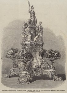 Testimonial presented to the Right Honourable W G Hayter, Baronet, MP, by Lord Palmerston, on behalf of 365 Members of the House of Commons by English School