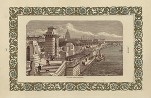 Thames Embankment by English School
