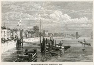 Thames Embankment at Chelsea by English School