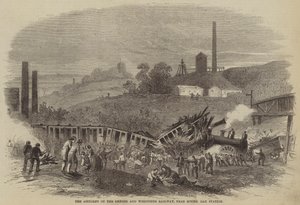 The Accident on the Oxford and Worcester Railway, near Round Oak Station by English School