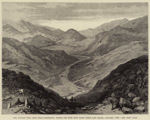 The Afghan War, Hill near Gundamuk, where the 44th Foot made their Last Stand, January 1842 by English School
