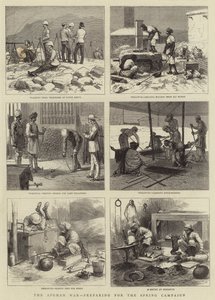 The Afghan War, preparing for the Spring Campaign by English School